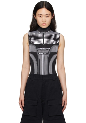 MISBHV Black & White Europa Bodysuit