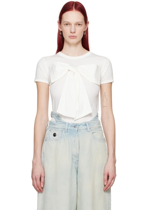 AMBUSH White Big Ribbon T-Shirt