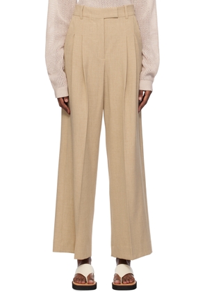by Malene Birger Beige Cymbaria Trousers