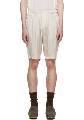 NEEDLES Beige String Cowboy Shorts