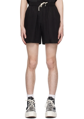 Small Talk Studio Black Drawstring Shorts