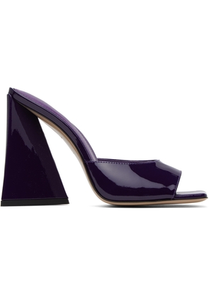 The Attico Purple Devon Mules