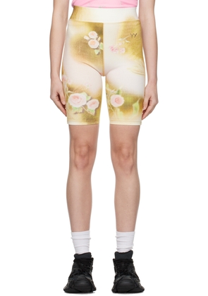 OPEN YY Green Floral Shorts