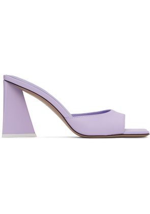 The Attico Purple Mini Devon Mules