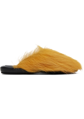 Marni Yellow Fussbett Sabot Slippers