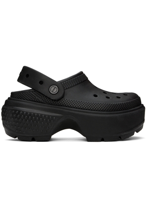 Crocs Black Stomp Clogs