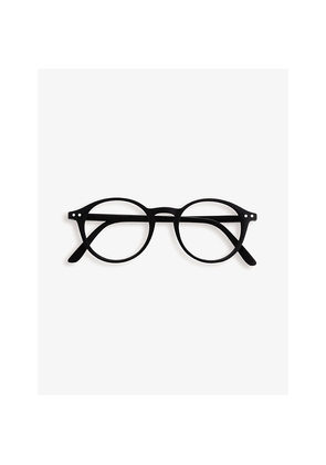 Izipizi #D Round-Framed Black Reading/Blue Light Glasses