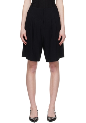 BITE Black Pleat Shorts