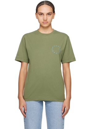 Études Khaki Wonder Europa Back T-Shirt