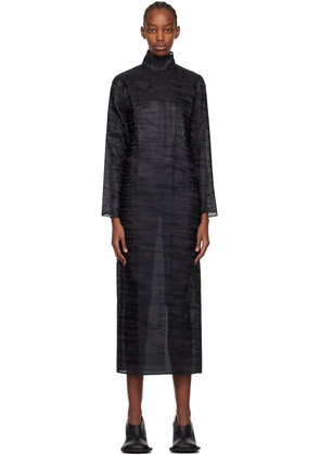 YUME YUME Black Sheer Maxi Dress