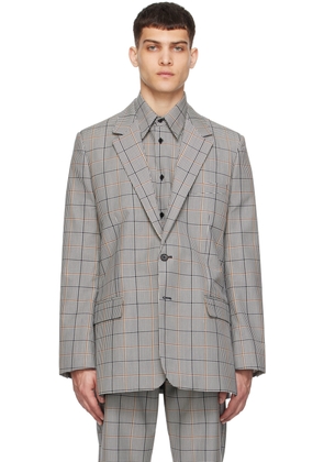 Marni Gray Check Blazer