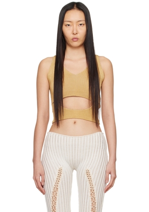 Isa Boulder Tan Razor Tank Top