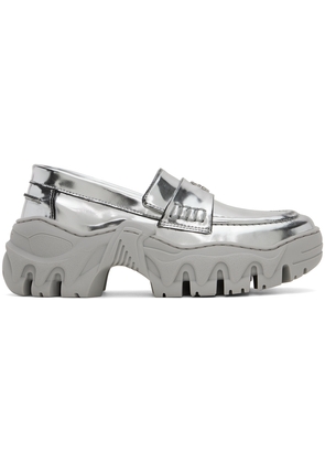 Rombaut SSENSE Exclusive Silver Loafers