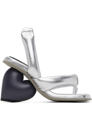 YUME YUME Silver Love Heeled Sandals