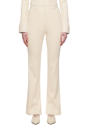 Nanushka Off-White Mykas Trousers