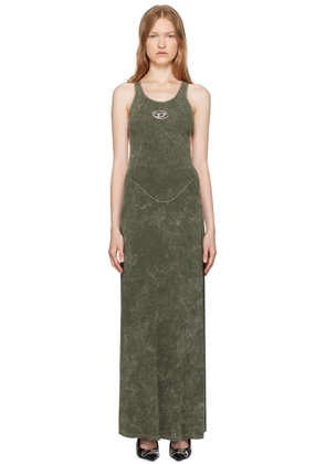 Diesel Green D-Avena-P1 Maxi Dress