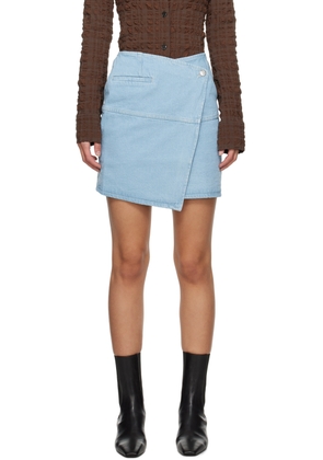 Nanushka Blue Casna Denim Miniskirt