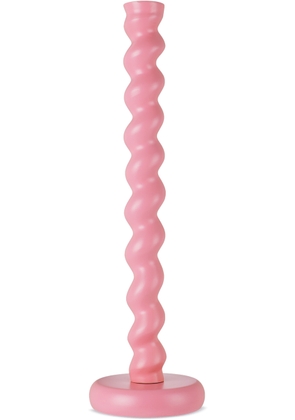 POLSPOTTEN Pink Twister XL Candle Holder