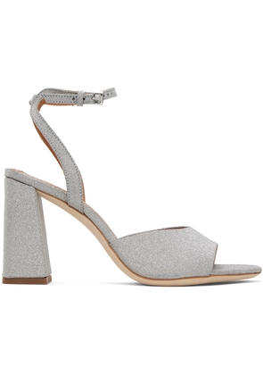 Staud Silver Solange Heeled Sandals