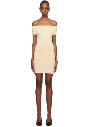 JACQUEMUS Beige Les Sculptures 'La robe Cubista' Minidress