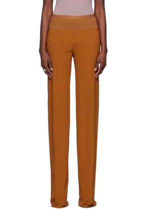 Rick Owens Orange Bias Lounge Pants