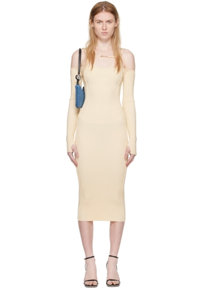 JACQUEMUS Beige 'La robe Sierra' Midi Dress
