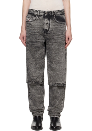 Diesel Black Regular D-Malon Jeans