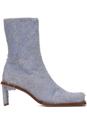 Miista Blue Brenda Denim Ankle Boots