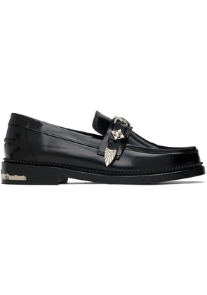 Toga Virilis Black Polished Loafers