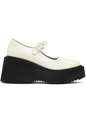 Nicole Saldaña Off-White Nina Heels