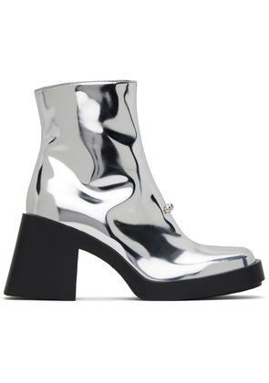 Justine Clenquet Silver Raya Boots
