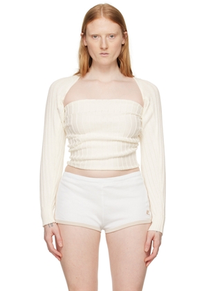 Gimaguas Off-White Miss Mangas Sweater