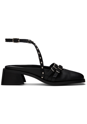 Justine Clenquet Black Eli Heels