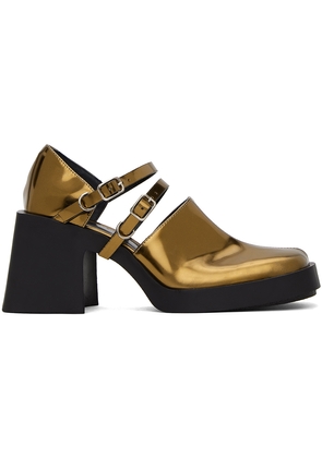 Justine Clenquet Brown Jennie Mary-Jane Heels