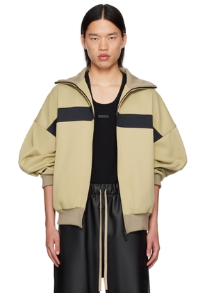Fear of God Beige Stripe Track Jacket