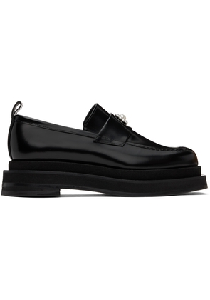 Simone Rocha Black Heart Toe Platform Loafers