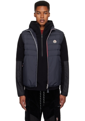 Moncler Navy Rabuons Down Vest
