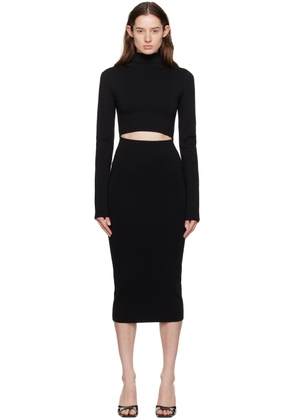 Gauge81 Black Suno Maxi Dress