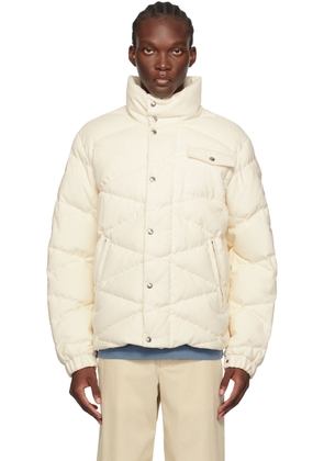 Moncler Off-White Kaver Short Down Jacket