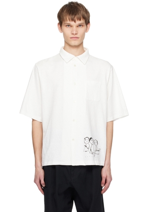 UNDERCOVER Off-White Graphic Polo