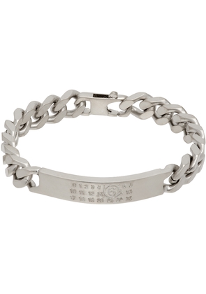 MM6 Maison Margiela Silver Classic Chain Bracelet