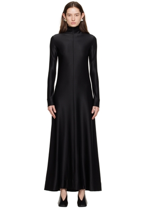 Jil Sander Black High-Neck Maxi Dress