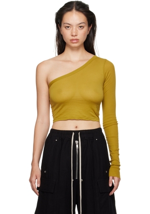 Rick Owens DRKSHDW Yellow Porterville Ziggy T-shirt