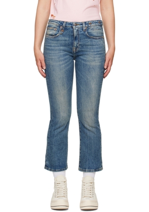 R13 Blue Kick Fit Jeans
