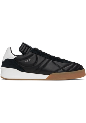 Courrèges Black Club02 Leather Sneakers