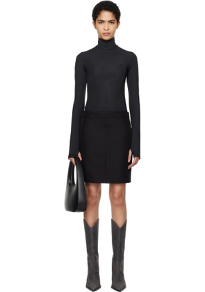 Coperni Black Hybrid Tailored Minidress