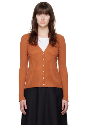 A. P.C. Orange Katie Holmes Edition Ambre Cardigan