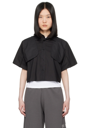 MM6 Maison Margiela Black Button Up Shirt