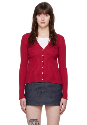 A. P.C. Red Katie Holmes Edition Ambre Cardigan
