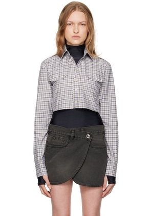 Coperni Khaki Cropped Shirt